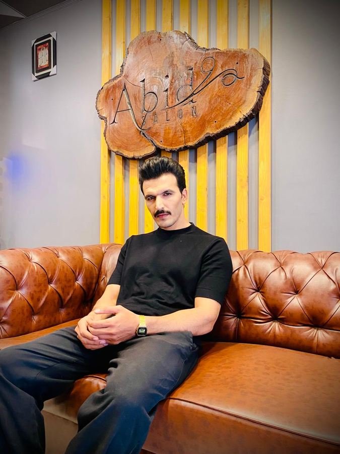 The lounge at Abid Salon